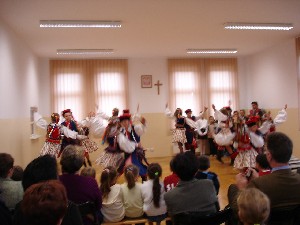 Występy artystyczne gospodarzy wszystkim się podobały